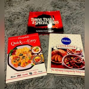 Bundle of vintage cookbooks